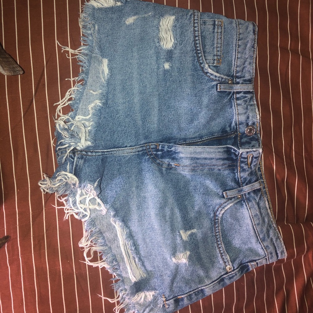 Forever 21 high-rise denim shorts